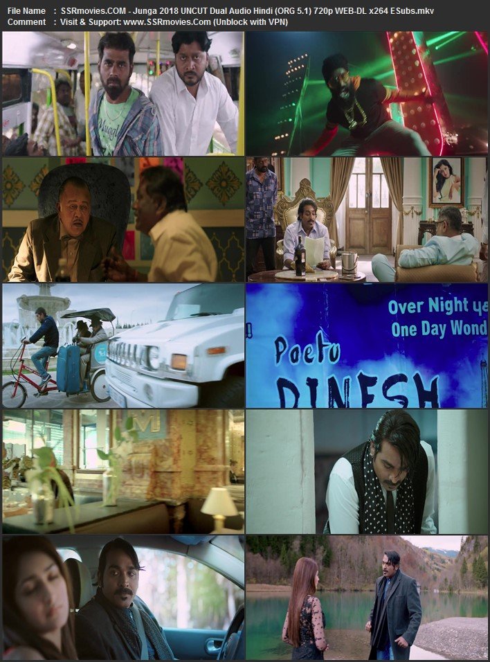 Junga 2018 Dual Audio Hindi (ORG 5.1) 1080p 720p 480p WEB-DL x264 ESubs Junga 2018 Dual Audio Hindi (ORG 5.1) 1080p 720p 480p WEB-DL x264 ESubs