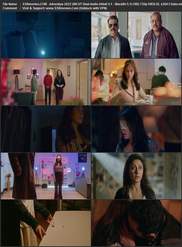 Adrushya 2021 Dual Audio (Hindi 5.1 - Marathi 5.1) ORG 1080p 720p 480p WEB-DL x264 ESubs