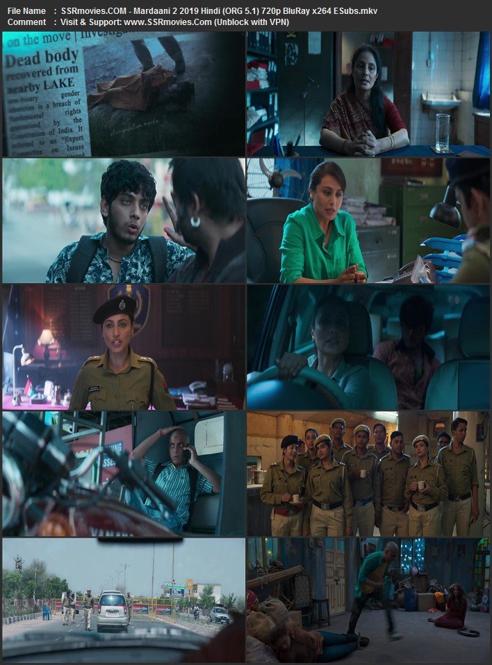 Mardaani 2 2019 Hindi (ORG 5.1) 1080p 720p 480p BluRay x264 ESubs Mardaani 2 2019 Hindi (ORG 5.1) 1080p 720p 480p BluRay x264 ESubs