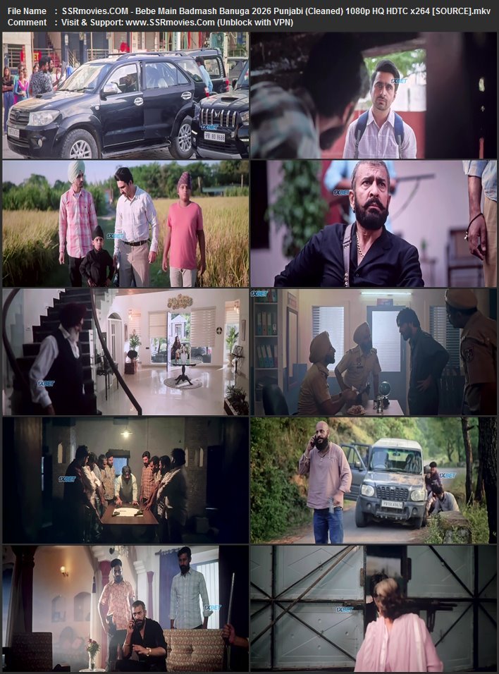 Bebe Main Badmash Banuga 2026 Punjabi (Cleaned) 1080p 720p 480p HQ HDTC x264 ESubs Bebe Main Badmash Banuga 2026 Punjabi (Cleaned) 1080p 720p 480p HQ HDTC x264 ESubs