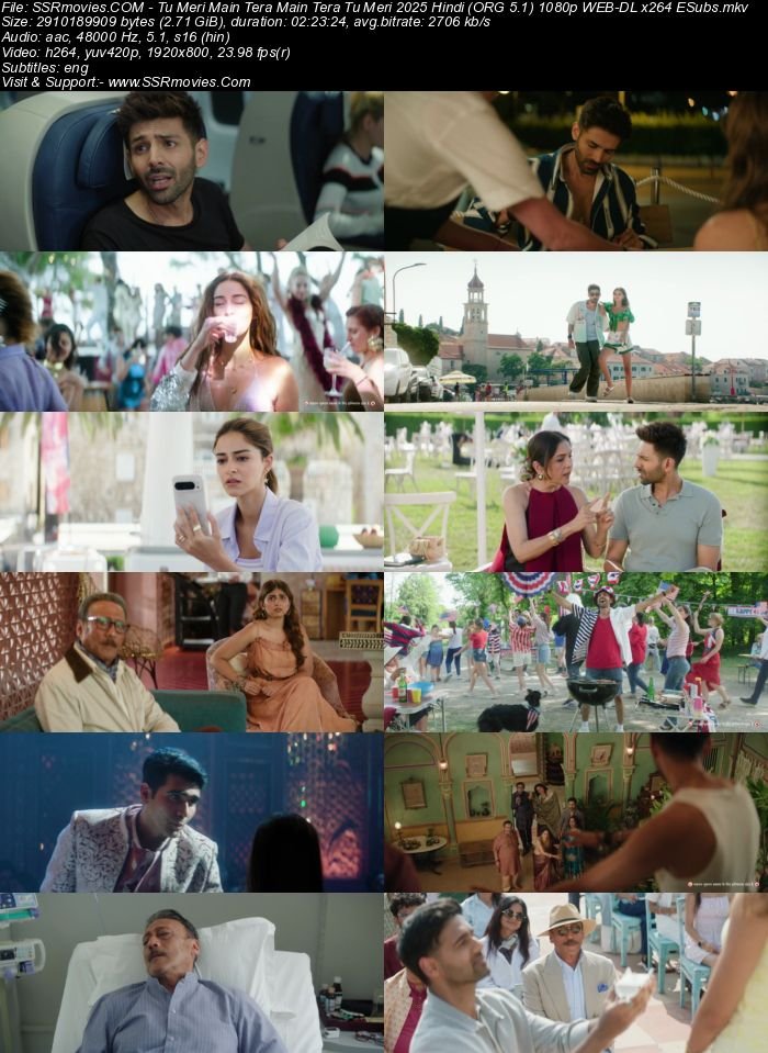 Tu Meri Main Tera Main Tera Tu Meri 2025 Hindi (ORG 5.1) 4K 1080p 720p 480p WEB-DL x264 ESubs Tu Meri Main Tera Main Tera Tu Meri 2025 Hindi (ORG 5.1) 4K 1080p 720p 480p WEB-DL x264 ESubs