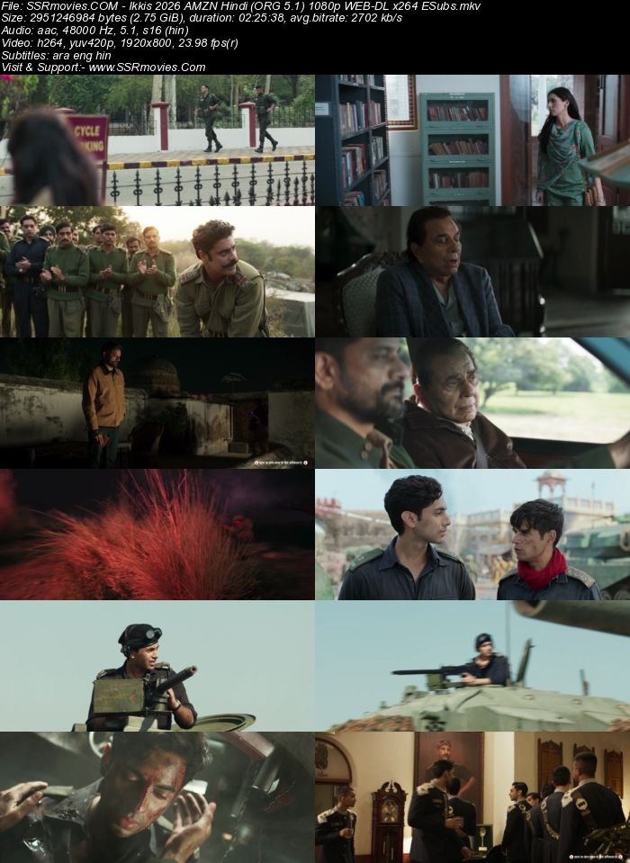 Ikkis 2025 AMZN Hindi (ORG 5.1) 4K 1080p 720p 480p WEB-DL x264 ESubs