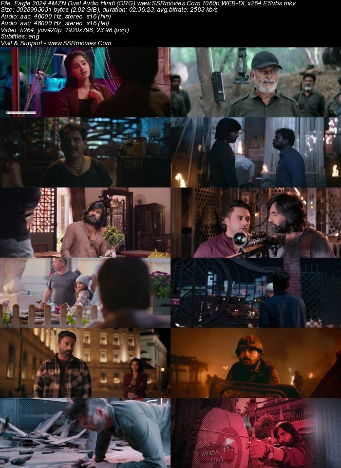 Eagle 2024 AMZN Dual Audio Hindi (ORG) 1080p 720p 480p WEB-DL x264 ESubs Complete Film