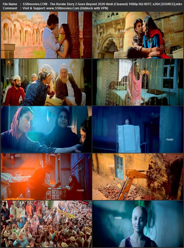 The Kerala Story 2: Goes Beyond 2026 Hindi (Cleaned) 1080p 720p 480p HQ HDTC x264 ESubs The Kerala Story 2: Goes Beyond 2026 Hindi (Cleaned) 1080p 720p 480p HQ HDTC x264 ESubs